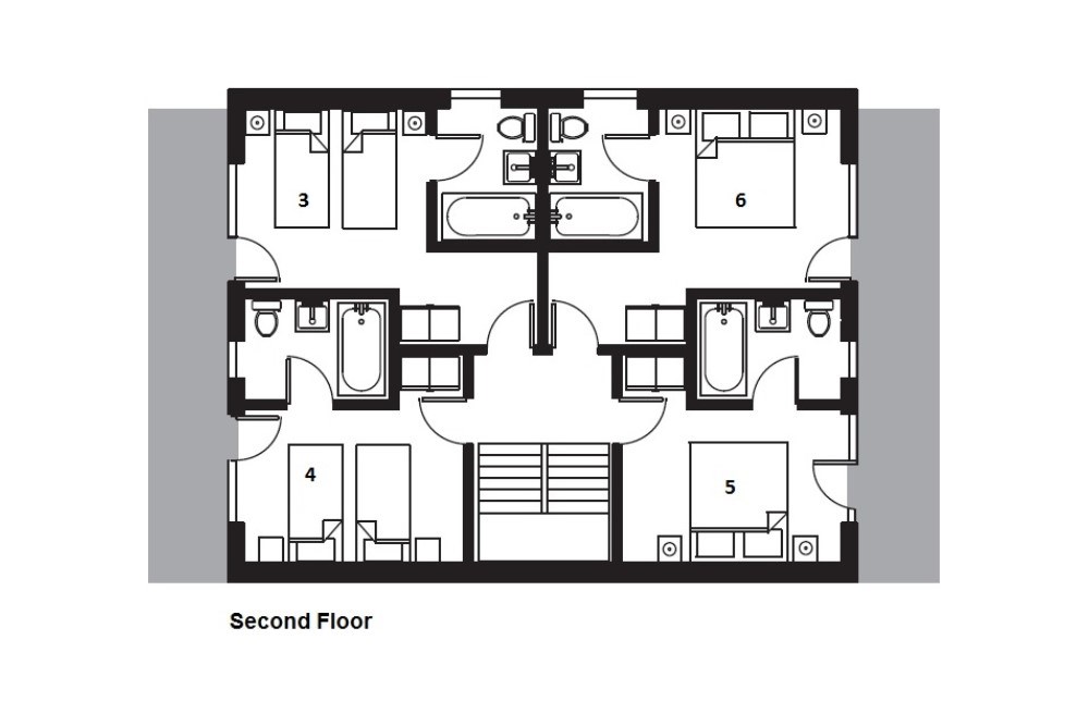 No.2 Bellevarde Lodge Merlot Val d’Isere Floor Plan 3